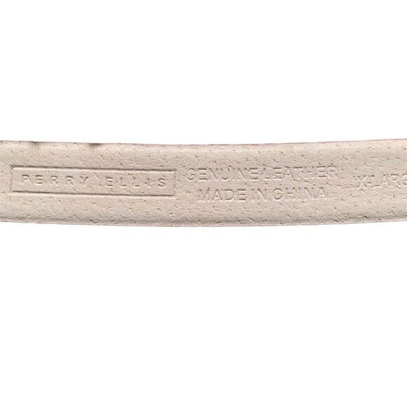 Perry Ellis Red & Gold Leather Belt Size XL - Picture 11 of 11